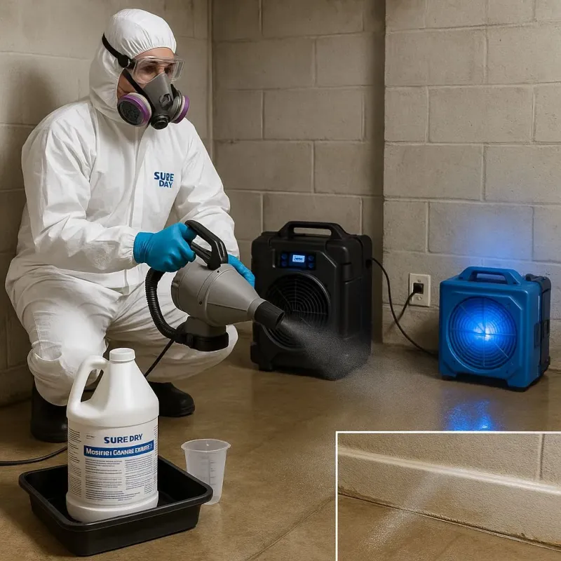 Sanitization and Odor Removal process in Prairie View, TX